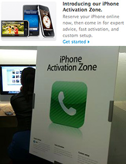 iPhone Activation Zone