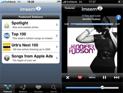 imeem for iPhone