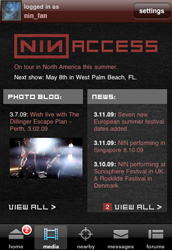 Nine Inch Nails/nin: access